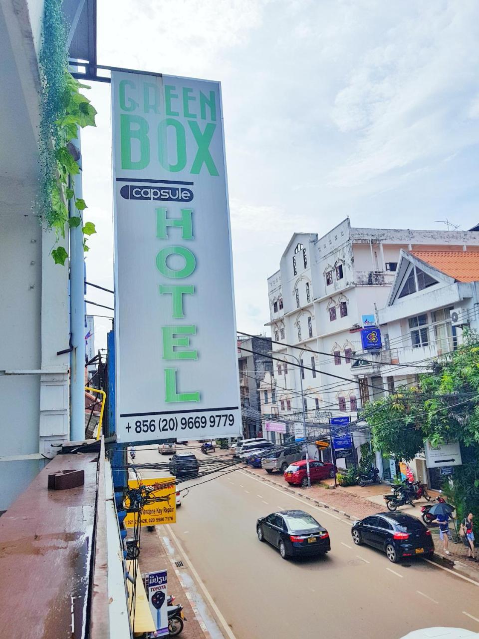 Green Box Capsule Hostel & Hotel Vientiane Exterior photo